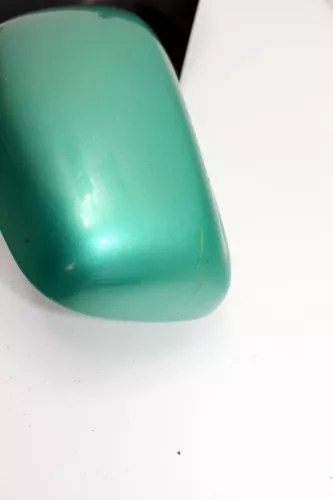 VW Polo 6N manueller manuell Spiegel Außenspiegel rechts Ohne Glas grün LD6T (100109)