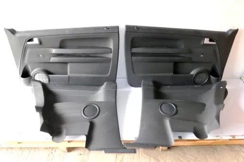 VW Fox 5Z Türverkleidung Verkleidung Tür vorne + hinten rechts + links schwarz