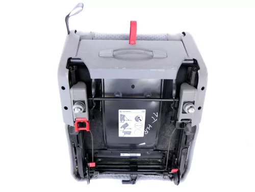 VW Touran Sitz hinten rechts grau (hinterm Beifahrersitz) Rücksitz Einzelsitz hi (101800)