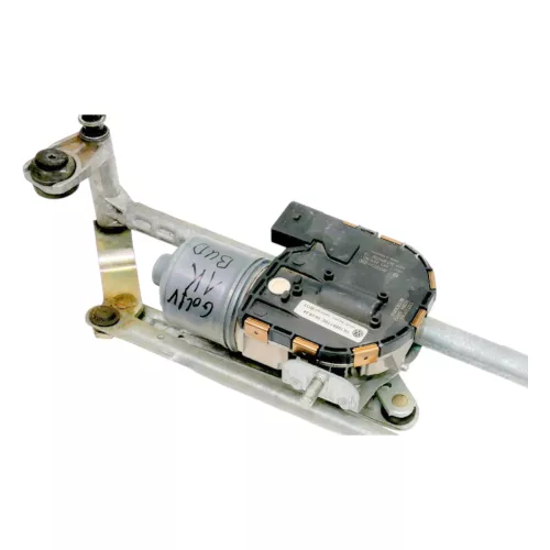 VW Golf 5 Wischermotor Motor Scheibenwischer vorne Gestänge Aufnahme 1K1955119E (101927)