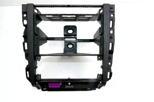 VW Golf 4 Bora Mittelkonsole Verkleidung um Radio schwarz 1J1858069F Kratzer