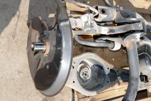 VW Golf 5 V Achse hinten Hinterachse Achsträger Querlenker Stabi Stabilisator cc (102007)