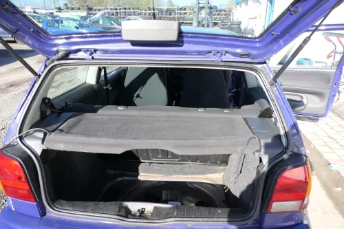 VW Polo 6N Hutablage Abdeckung Kofferraum off-black (schwarz) hinten (102137)