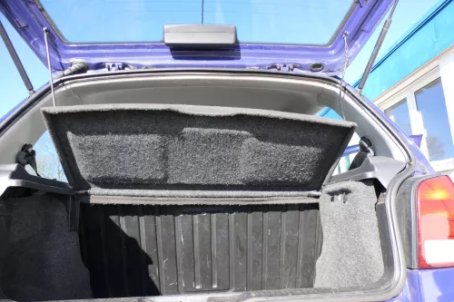 VW Polo 6N Hutablage Abdeckung Kofferraum off-black (schwarz) hinten (102137)