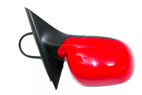 VW Passat 3B 3BG elektrischer Spiegel Außenspiegel rechts ohne Glas rot LY3D (102605)