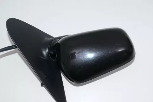 VW Polo 6N manueller manuell Spiegel Außenspiegel rechts mit Glas schwarz L041 (102637)