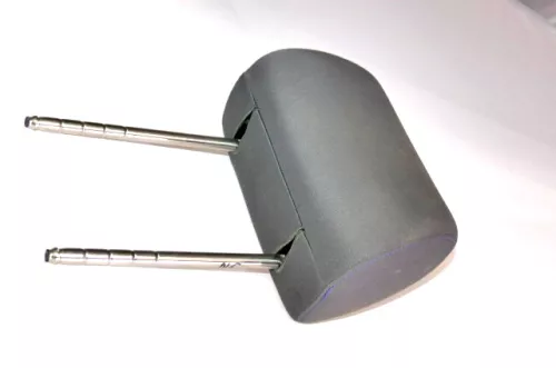 1x Polo 9N 9N3 Kopfstütze vorne oder hinten dunkel grau antrazitht blaue Näthe (103063)