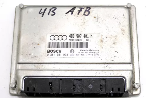 Audi A6 4B Steuergerät 2,5 TDI 110kw 150PS AFB Motor 4B0907401M