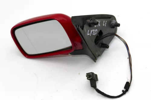 VW Polo Kombi elektrischer Spiegel vorne links Außenspiegel blau LY3D bisBj.1999