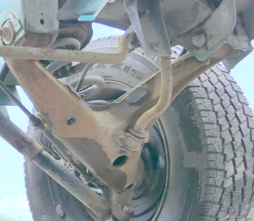 VW T5 Achse hinten links Hinterachse Achsträger Radlager Achsschenkel Achsnabe