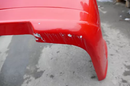 VW Bora Limousine Stoßstange hinten Heckstoßstange rot LP3G Oettinger Heckansatz (103950)