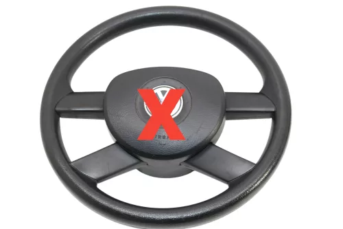 VW Polo 9N 9N3 Touran Fox Lenkrad 4-Speichen 6Q0419091G ohneAirbag