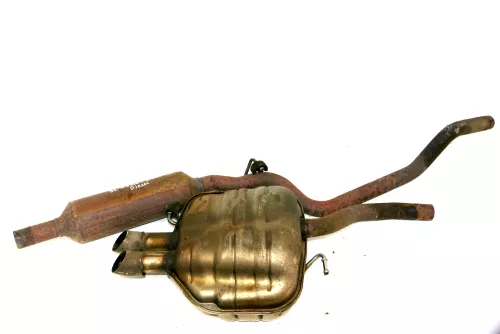 VW Passat 3C Auspuff Endschalldämpfer Mittelschalldämpfer 2,0 TDI BMP 103kw