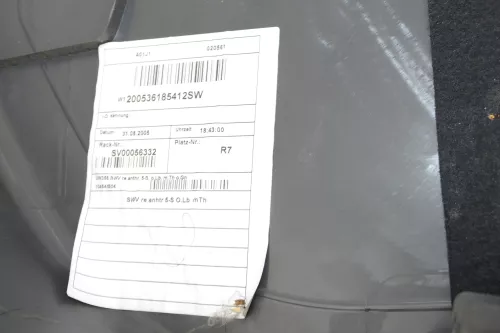 VW Touran Seitenverkleidung Verkleidung Kofferraum hinten rechts Abdeckung anthr (104580)