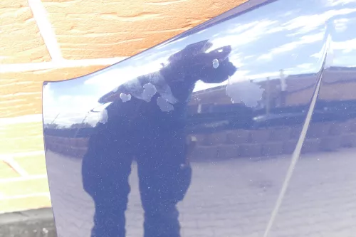 VW Golf 4 Motorhaube Haube Klappe vorne blau LA5G (105325)