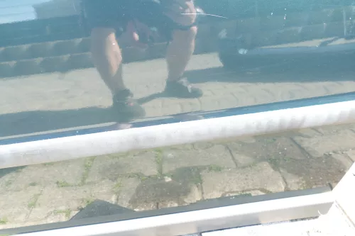 VW Passat 3B 3BG Kombi Variant Tür hinten links grün LC6N (105790)