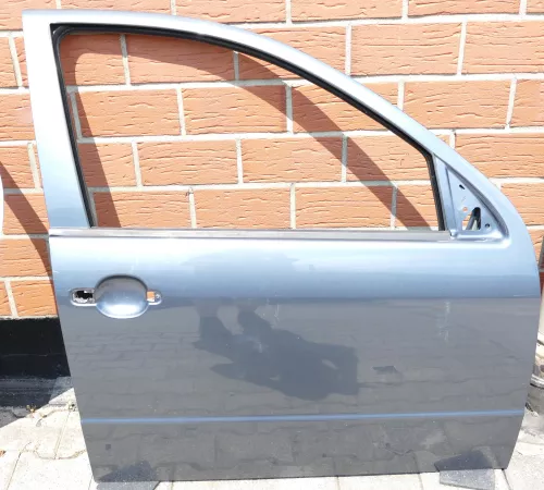 Skdoa Fabia 6Y Kombi + Limo Tür vorne rechts Beifahrertür blau grau LF7V