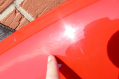 VW Golf 4 Motorhaube Haube Klappe vorne rot LP3G (105922)