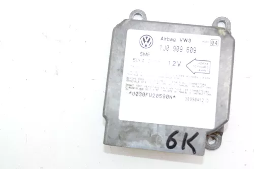 Seat Ibiza 6K Airbagsteuergerät 1J0909609 Index 04 Steuergerät Airbag