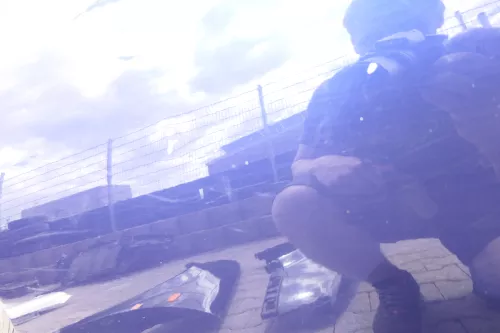 VW Passat 3B 3BG Kombi Variant Tür hinten links blau LB5N (107127)