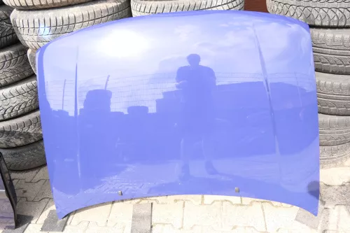 VW Polo 6N Motorhaube Haube vorne Klappe blau LD5D