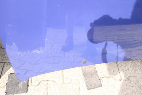 VW Polo 6N Motorhaube Haube vorne Klappe blau LD5D (107215)