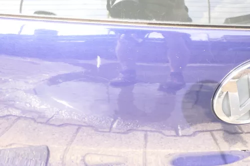 VW Polo 9N Heckklappe Kofferraumklappe Klappe hinten blau LB5N - 107224 (107224)