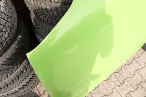 VW Golf 4 Motorhaube Haube Klappe vorne grün (107408)