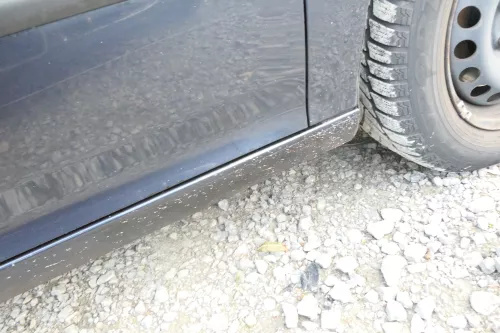 VW Golf 5 1K Tür vorne rechts Beifahrertür grau blau LC5F- ohne Anbauteile (107841)