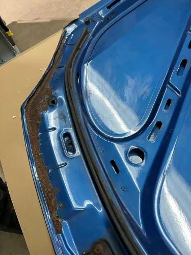 VW Golf 5 V 1K Motorhaube Haube Klappe vorne blau LC5G - Rost ROST Rost (108320)