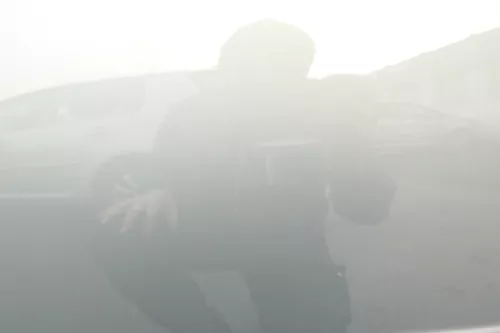 VW Golf 5 V 1K Tür Türrahmen hinten links 4/5-Türer grau LA6Q mit der Scheibe (108545)