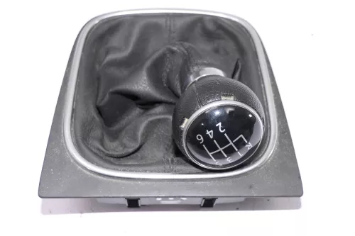VW Golf 5 Schaltknauf Schaltsack Schaltung Schaltknüppel original Leder