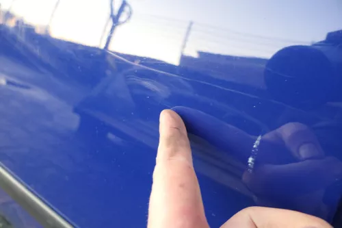 Skoda Octavia 1U5 Combi Kombi Variant Tür hinten rechts blau LF5G L4625 (108867)