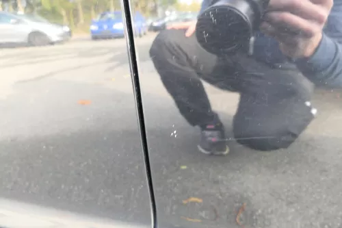 Audi A6 4F C6 Tür vorne rechts Beifahrertür schwarz LY9B ohne Anbauteile (108889)