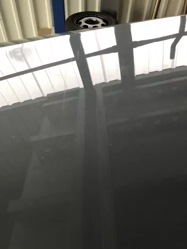 VW Passat 3C Motorhaube Klappe vorne vorn Haube grau LA7T Fronklappe Lack (108943)