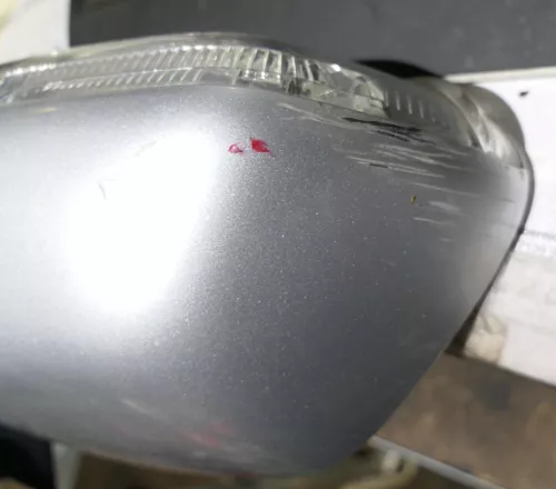 VW Polo 9N 9N3 Cross elektrischer Spiegel Außenspiegel rechts vorne silber (109210)