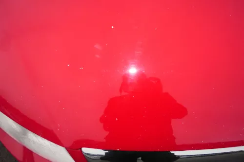 VW Passat 3C Motorhaube Klappe vorne vorn Haube rot L3YD (109410)