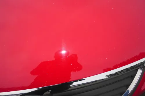 VW Passat 3C Motorhaube Klappe vorne vorn Haube rot L3YD (109410)