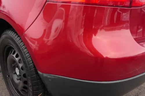 VW Golf 5 1K Limousine Stoßstange hinte Heckstoßstange Stoßfänger rot braun LA3W (109555)