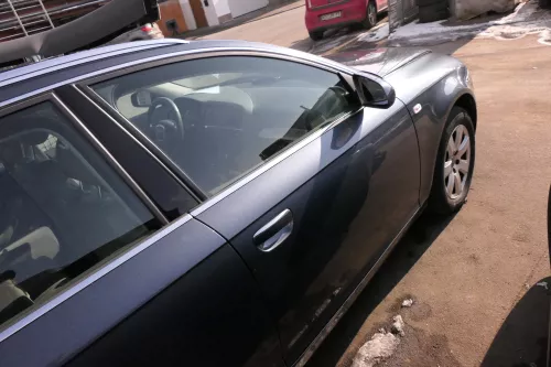 Audi A6 4F C6 Tür vorne rechts Beifahrertür blau grau LZ7R ohne Anbauteile