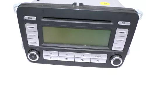 VW Golf 5 V Plus 6 VI Touran Caddy CD Radio RCD 300 1K0035186R mit Code (110177)