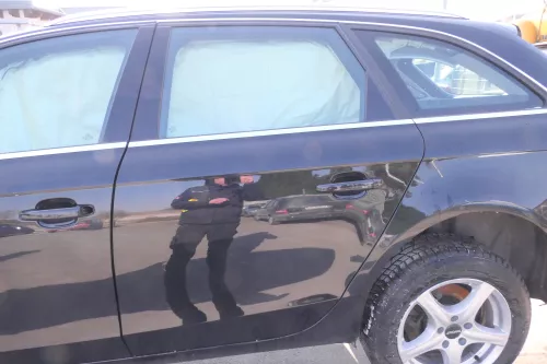 Audi A4 B8 8K Tür + Rahmen  hinten links schwarz LZ9Y Kombi Avant