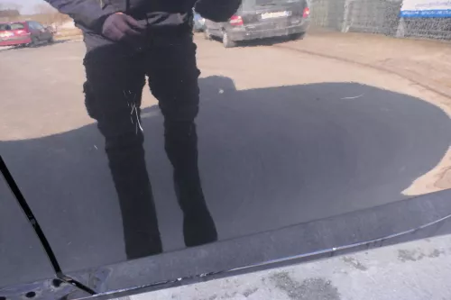 Audi A4 B8 8K Tür + Rahmen  hinten links schwarz LZ9Y Kombi Avant (110230)