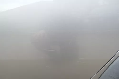 Audi A6 4Z Allroad Tür Türblatt hinten links grau LY7Q ohne Anbauteile (110304)