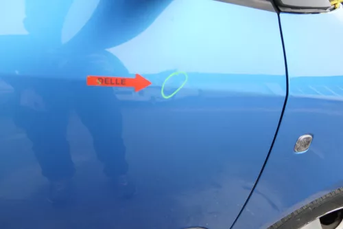 Skoda Roomster 5J Tür vorne rechts Beifahrertür blau LF5S (ohne Anbauteile) (110809)