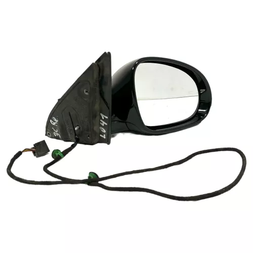 VW Passat 3C elektrischer Spiegel Außenspiegel rechts m Glas Blinke schwarz L041 (110982)