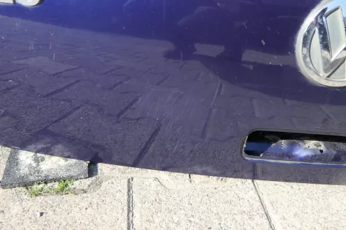 VW Polo 6N2 Heckklappe Klappe hinten Kofferraumklappe blau LB5N (111306)