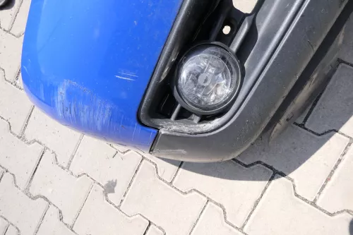 VW Lupo Stoßstange vorne Frontstoßstange Stoßfänger blau LW5Z (111556)