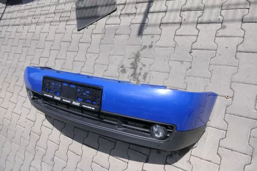 VW Lupo Stoßstange vorne Frontstoßstange Stoßfänger blau LW5Z (111556)