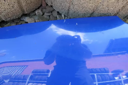 VW Lupo Motorhaube KLappe vorne blau LW5Z (111567)